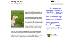 Desktop Screenshot of percyspage.com